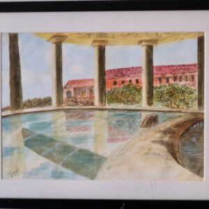 Pool with Pillars