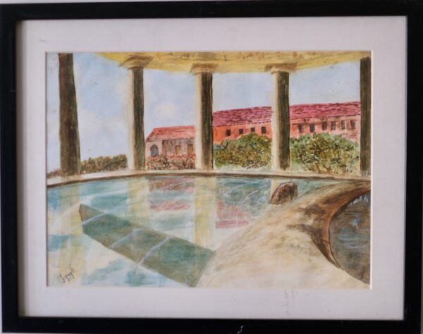 Pool with Pillars