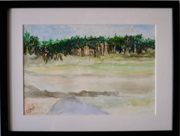 Seashore with trees 2